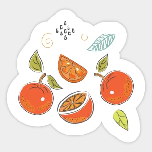 Oranges Sticker